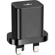 Baseus Wall Charger + Type-C To Lightning Cable 1m Black