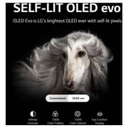 LG OLED 65C26LA 65-Inch 4K Evo OLED TV with Cinema HDR, ThinQ AI, and Pixel Dimming - 2022