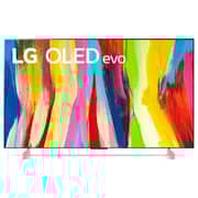 LG OLED evo TV 42 Inch C2 series, New 2022, Cinema Screen Design 4K Cinema HDR webOS22 with ThinQ AI Pixel Dimming - OLED42C26LB (2022 Model)