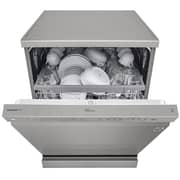 LG QuadWash Steam Dishwasher, 14 Place Settings, EasyRack Plus, Inverter Direct Drive, ThinQ - DFC532FP