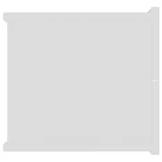 Vidaxl Bedside Cabinet White 40x30x30 Cm Chipboard