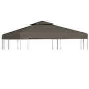 Vidaxl 2-tier Gazebo Top Cover 310 G/m² 3x3 M Taupe