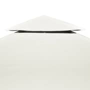 Vidaxl Gazebo Cover Canopy Replacement 310 G / M² Cream White 3 X 3 M