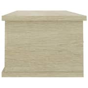 Vidaxl Wall-mounted Drawer Shelf Sonoma Oak 88x26x18.5 Cm Chipboard