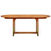 vidaXL Garden Table 200x100x75 cm Solid Acacia Wood