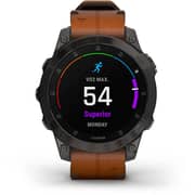 Garmin 010-02582-30 Epix Gen 2 Smart Watch Black/Brown