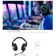 Lenovo HS25 Wired Over Ear Gaming Headphones Black