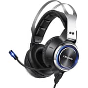 Lenovo HS25 Wired Over Ear Gaming Headphones Black