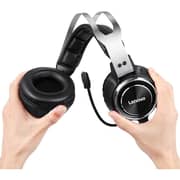 Lenovo HS25 Wired Over Ear Gaming Headphones Black