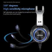 Lenovo HS25 Wired Over Ear Gaming Headphones Black