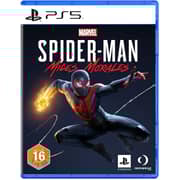 Sony PlayStation 5 Disc Console Standard Edition White With Extra Dualsense Controller White And Ps5 Spiderman Miles Morales Game