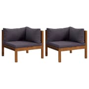 vidaXL Corner Sofas 2pcs
