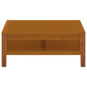 Vidaxl 3 Piece Garden Lounge Set With Cream White Cushions Acacia Wood