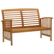 Vidaxl 2 Piece Garden Lounge Set Solid Acacia Wood