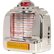 Crosley CR1120A-SI Diner Jukebox Tabletop Radio Silver