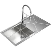 TEKA Reversible Stainless Steel Sink One Bowl + Drainer - Brooklyn 60 M-XP 1