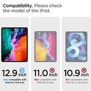 Spigen Paper Touch Hd Designed For Ipad Pro 12.9 Inch Screen Protector Film (2022/2021/2020/2018) Matte With Paper Texture Simulation For Sketching/drawing/writing - 1 Pack 