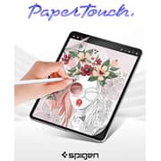 Spigen Paper Touch Hd Designed For Ipad Pro 12.9 Inch Screen Protector Film (2022/2021/2020/2018) Matte With Paper Texture Simulation For Sketching/drawing/writing - 1 Pack 