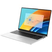 Huawei MateBook D16 (2022) Laptop - 12th Gen / Intel Core i7-12700H / 16inch WUXGA / 16GB RAM / 512GB SSD / Shared Intel Iris Xe Graphics / Windows 11 Home / English & Arabic Keyboard / Mystic Silver / Middle East Version - [RLEF-X]