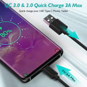 Choetech USB-A To USB-C Cable 2m Black