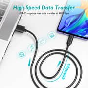 Choetech USB-A To USB-C Cable 2m Black