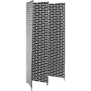 Galaxy Design Room Divider Partition Color Black & White Size ( L X W X H ) 200 x 4 x 180 Cm Model ( Pf-4 )