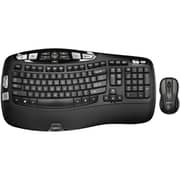 Logitech Mk550 Wireless Wave Keyboard And Mouse Combo Ergonomic Wave Design