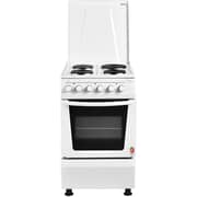 Super General Freestanding Electric-cooker 4 Hot Plates White SGC-5041-BS 1 Year Warranty
