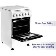 Super General Freestanding Electric-cooker 4 Hot Plates White SGC-5041-BS 1 Year Warranty