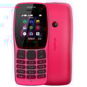 نوكيا 110 4 ميجابايت لون وردي 2G ثنائي الشريحة هاتف ذكي