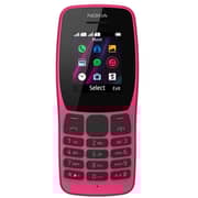 نوكيا 110 4 ميجابايت لون وردي 2G ثنائي الشريحة هاتف ذكي