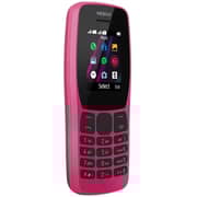نوكيا 110 4 ميجابايت لون وردي 2G ثنائي الشريحة هاتف ذكي