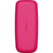 نوكيا 105 4 ميجابايت لون وردي 2G ثنائي الشريحة هاتف ذكي