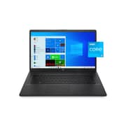 HP 17-cn0031cl Laptop Core i3 (11 Gen) 1125G4 2.00GHz 4GB 256GB SSD Intel UHD Graphics Windows 10 Home 17.3inch HD Silver English Keyboard- International Version