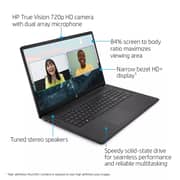 HP 17-cn0031cl Laptop Core i3 (11 Gen) 1125G4 2.00GHz 4GB 256GB SSD Intel UHD Graphics Windows 10 Home 17.3inch HD Silver English Keyboard- International Version