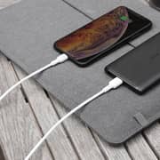 Aukey Braided Nylon USB Type-C To Lightning Cable 0.9m White