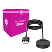 Remson Watch Charger Magnetic Fast Charging Cable Cord For Amazfit Gts / Gtr Smart Watch Black