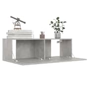 Vidaxl Tv Cabinet Concrete Grey 100x30x30 Cm Engineered Wood