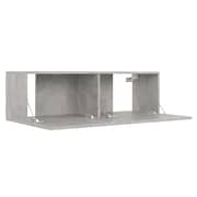 Vidaxl Tv Cabinet Concrete Grey 100x30x30 Cm Engineered Wood