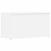 Vidaxl Storage Chest White 84x42x46 Cm Engineered Wood