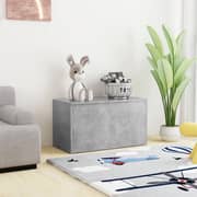 Vidaxl Storage Chest Concrete Grey 84x42x46 Cm Engineered Wood