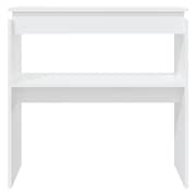 Vidaxl Console Table White 80x30x80 Cm Engineered Wood