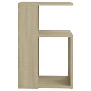 Vidaxl Side Table Sonoma Oak 36x30x56 Cm Engineered Wood