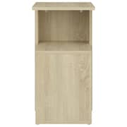Vidaxl Side Table Sonoma Oak 36x30x56 Cm Engineered Wood