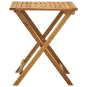 Vidaxl 3 Piece Folding Bistro Set With Cushions Solid Acacia Wood