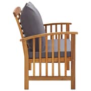 Vidaxl Garden Bench With Cushions 119 Cm Solid Acacia Wood