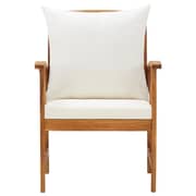 Vidaxl Garden Chairs With Cushions 2 Pcs Solid Acacia Wood