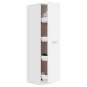 Vidaxl Apothecary Cabinet White 30x42.5x150 Cm Engineered Wood