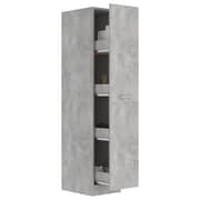 Vidaxl Apothecary Cabinet Concrete Grey 30x42.5x150 Cm Engineered Wood