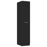 Vidaxl Apothecary Cabinet Black 30x42.5x150 Cm Engineered Wood